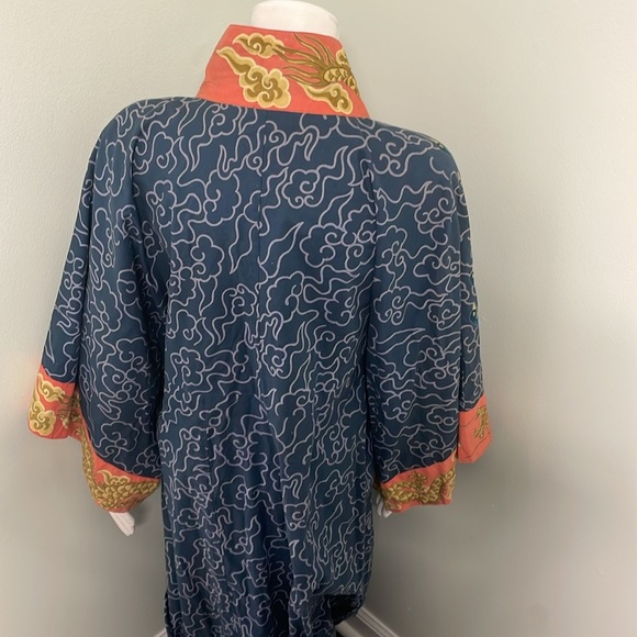 J. Peterman Company Dragon Kimono Dress XS - Picture 7 of 9